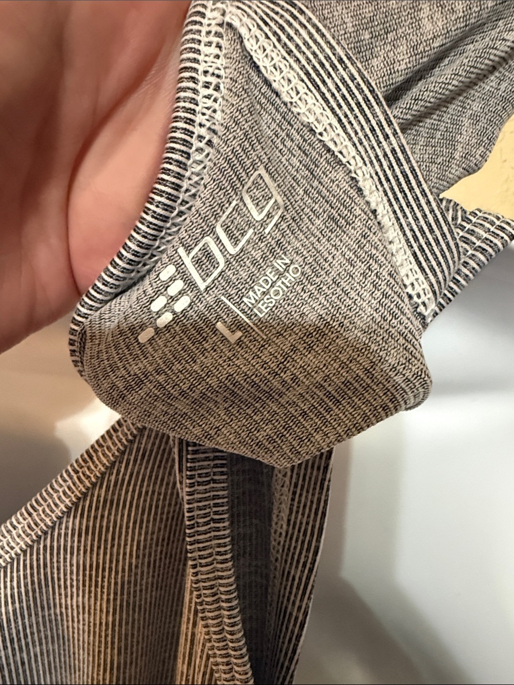 bcg Grey Racerback Tank Top - Picture 2 of 5